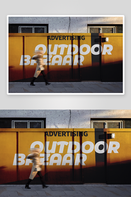 城市户外街头墙体广告效果图展示涂鸦-众图网