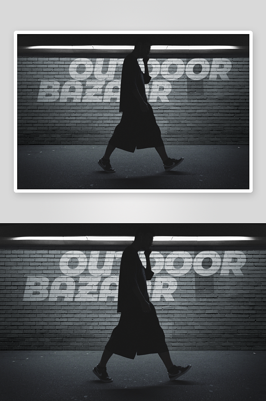 城市户外街头墙体广告效果图展示涂鸦-众图网