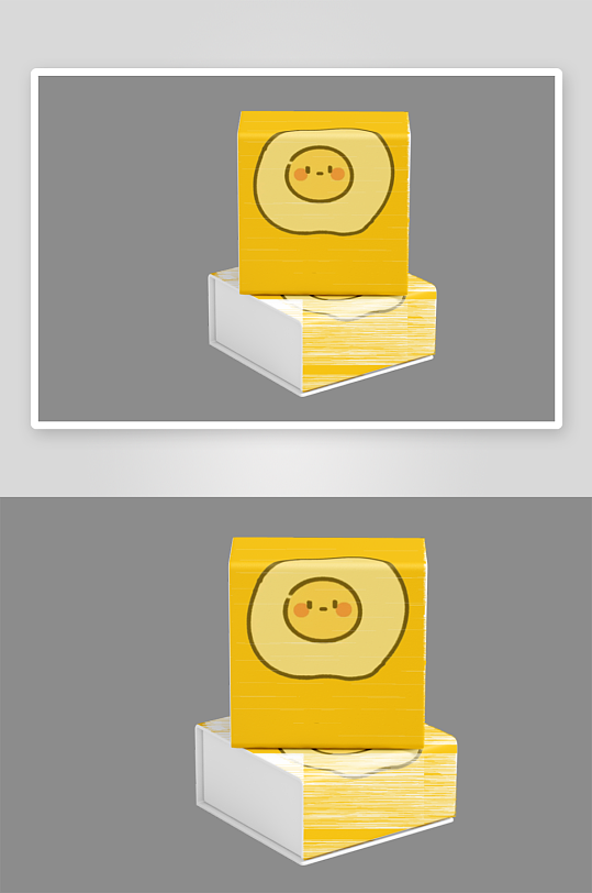 磁性折叠礼品盒纸盒高档礼盒子VI智能贴图-众图网