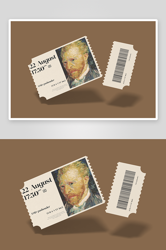 可撕门票车票优惠券入场券电影票VI-众图网