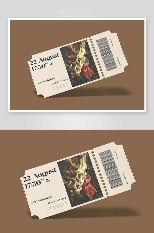 可撕门票车票优惠券入场券电影票VI-众图网