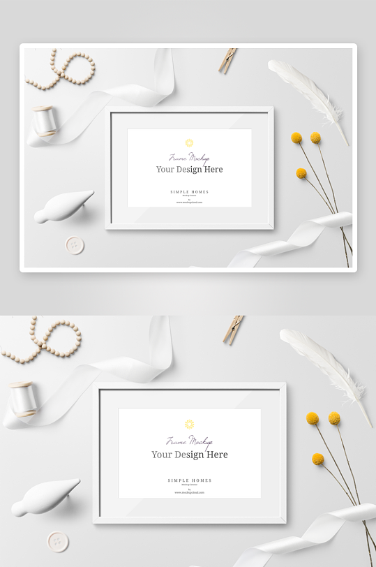 北欧风样机psd素材-众图网