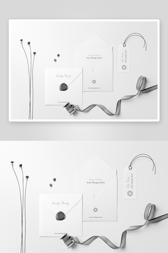 黑白北欧风样机psd素材-众图网