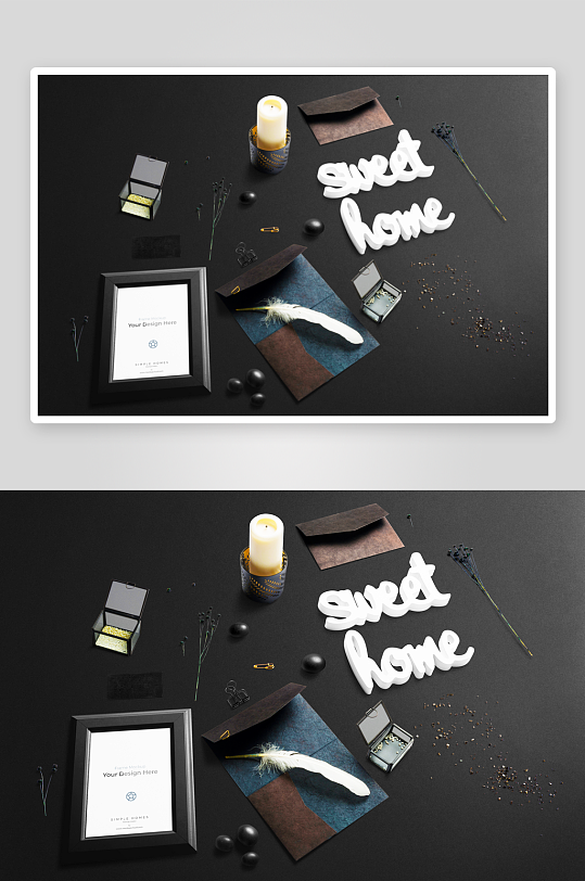 北欧风样机模板素材-众图网