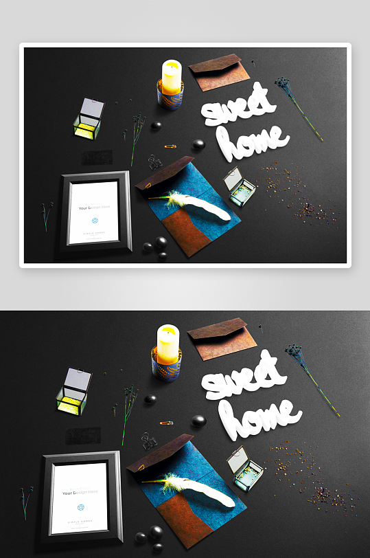 北欧风样机模板素材-众图网