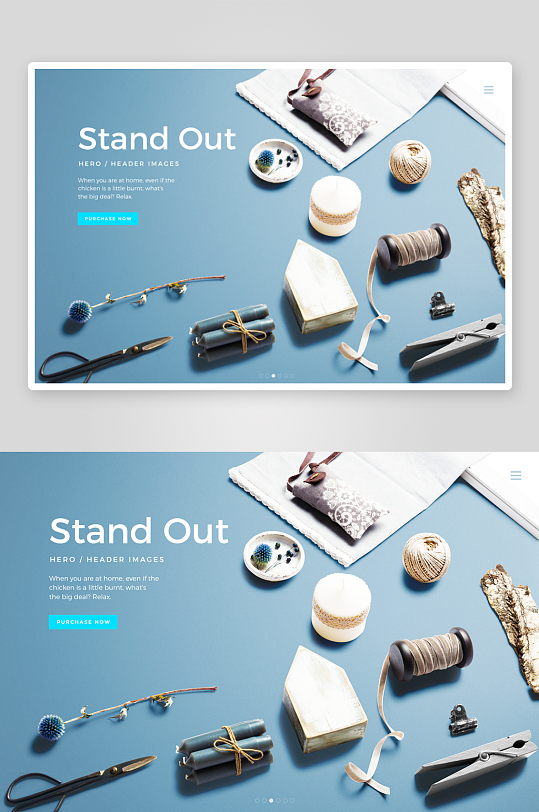 北欧风样机psd模板素材-众图网