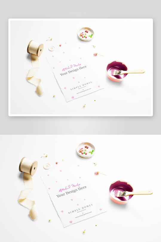 北欧风样机psd模板素材-众图网