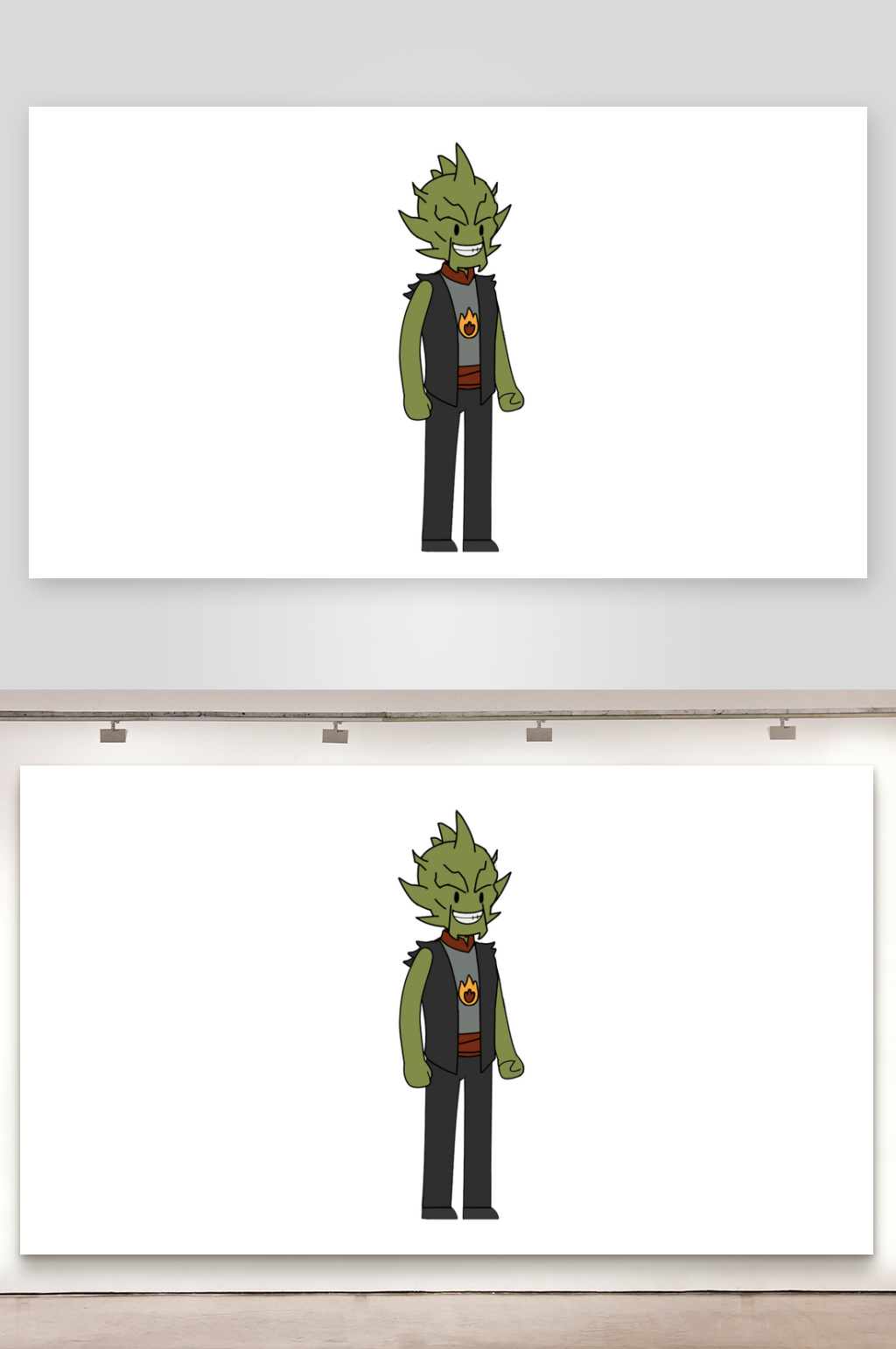 简笔画修仙玄幻恶魔小龙素材