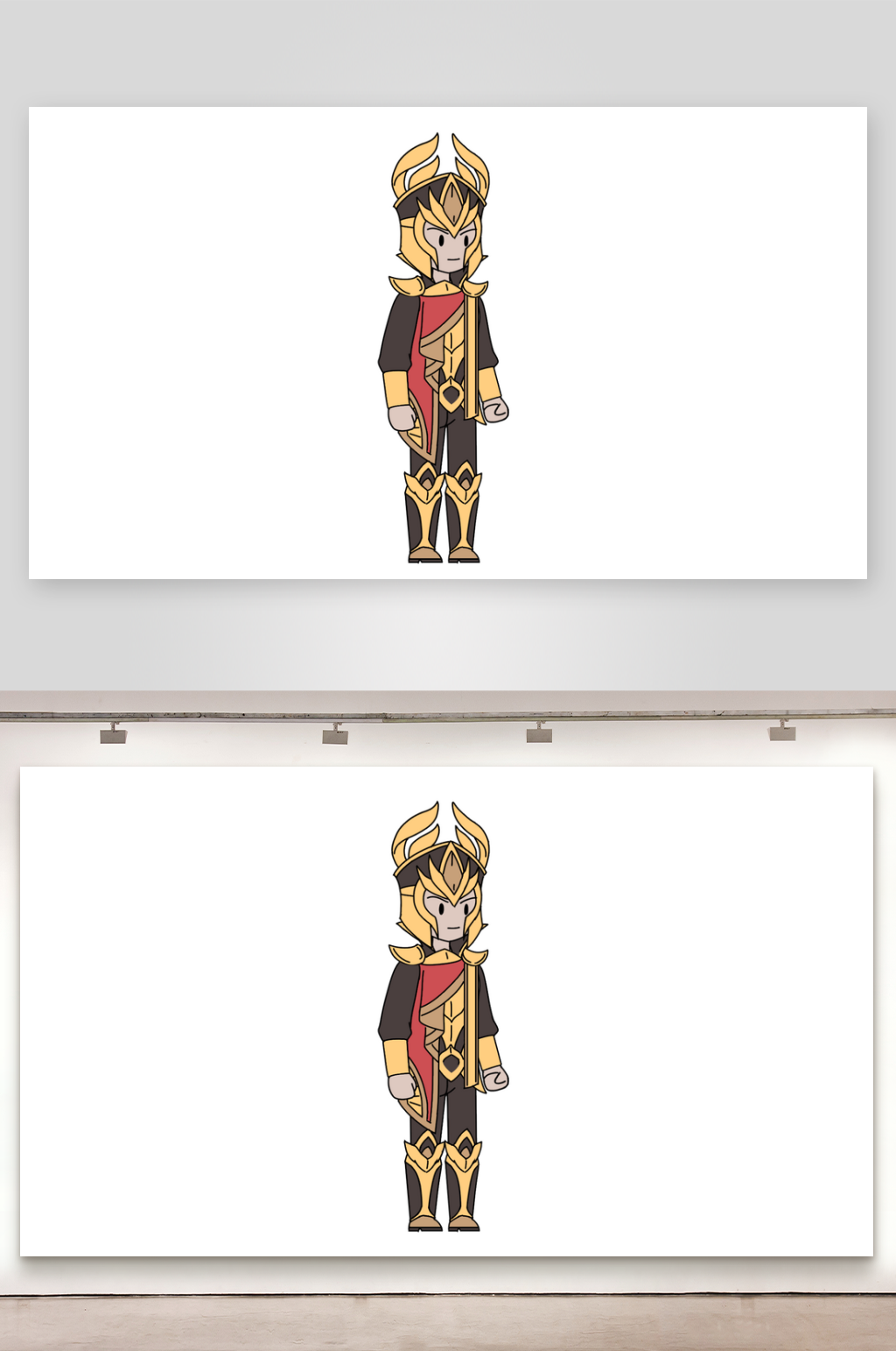 简笔画同人角色千寻疾素材