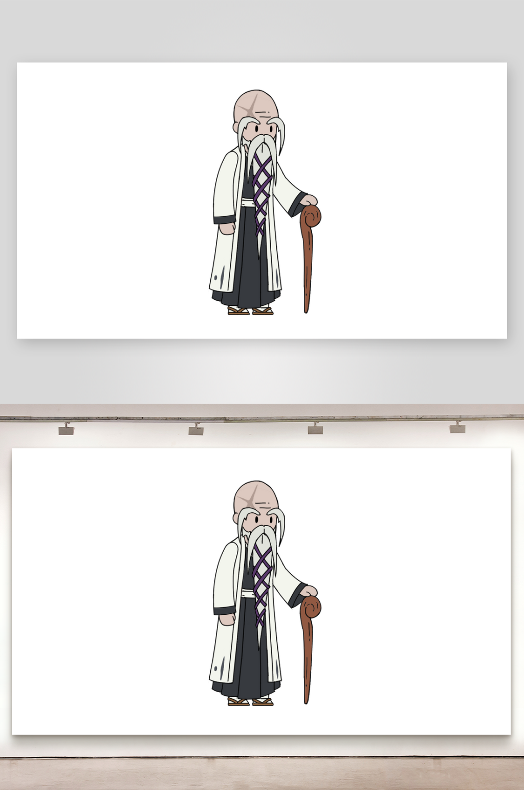 简笔画同人角色山本素材