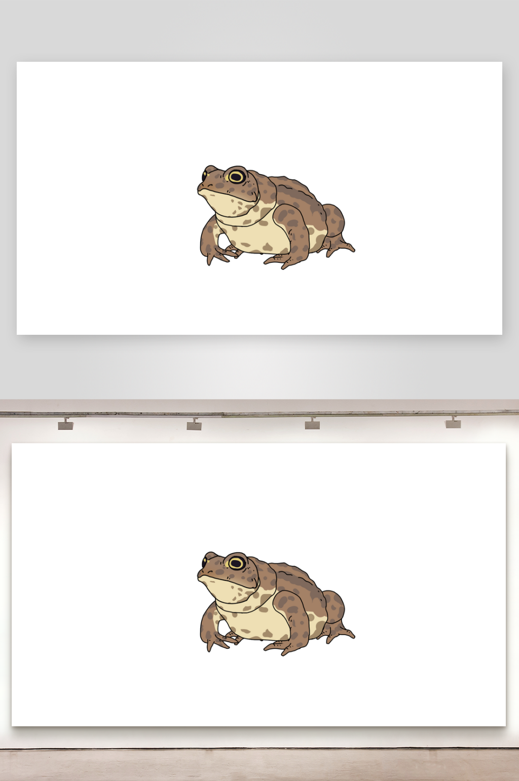 简笔画妖怪灵兽癞蛤蟆素材