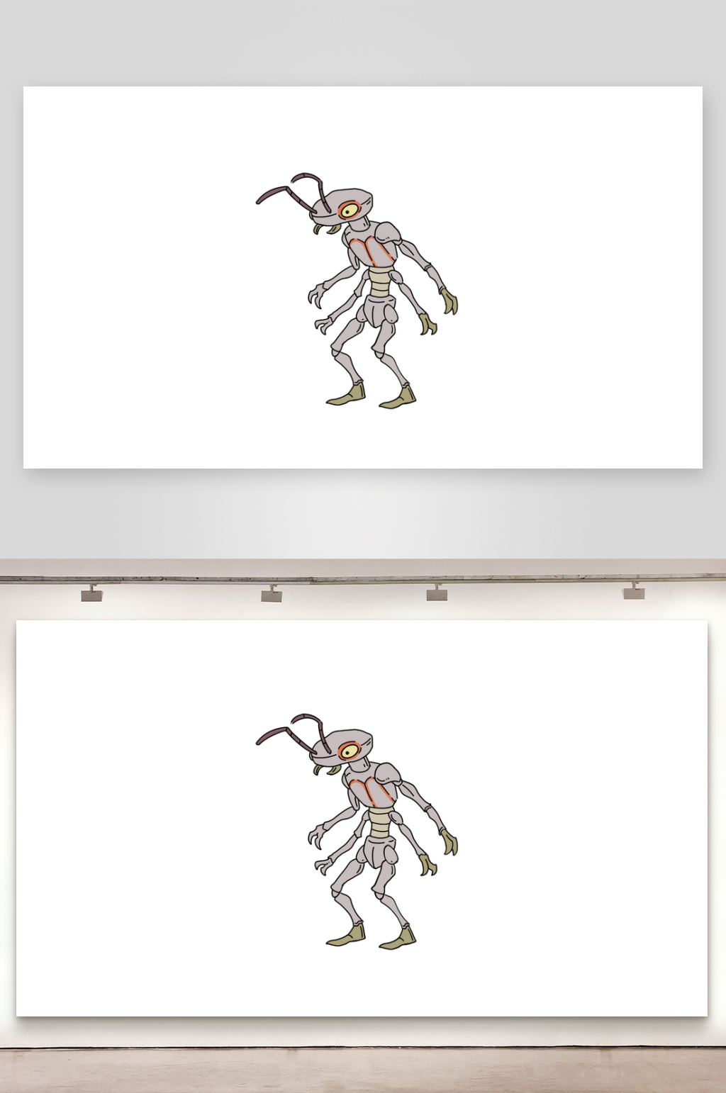 简笔画妖怪灵兽蚁人素材