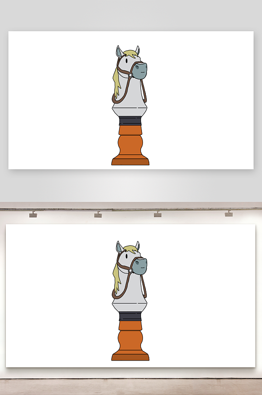 简笔插画悬疑人物马棋子-众图网