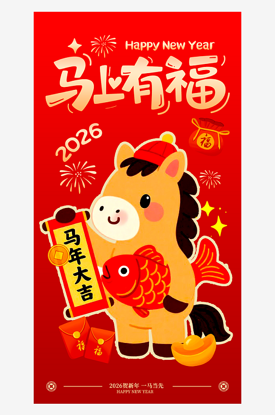 马年红包模板素材-众图网
