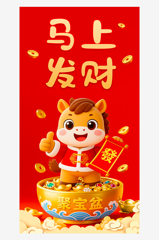 马年红包设计模板素材-众图网