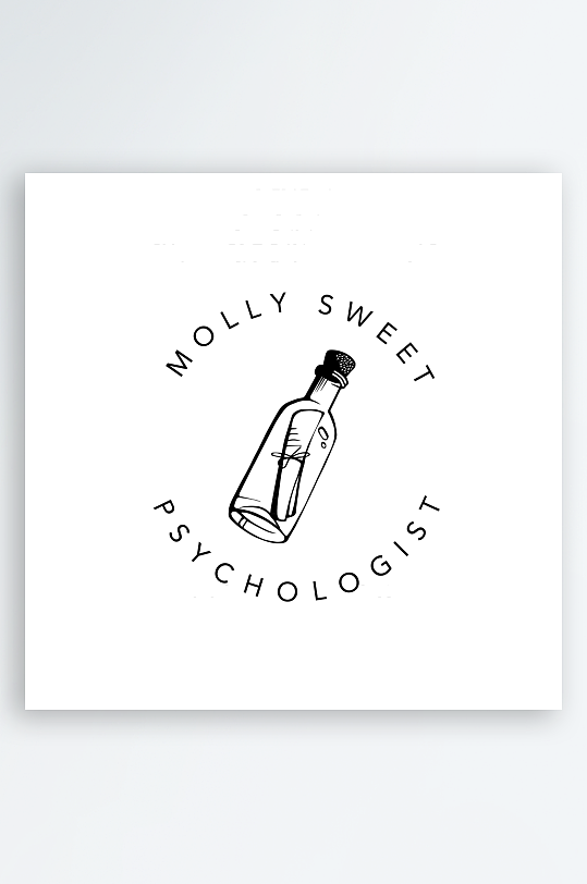 海洋生物手绘图标素材-众图网