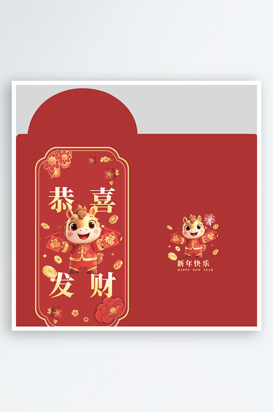 马年红包模板素材-众图网