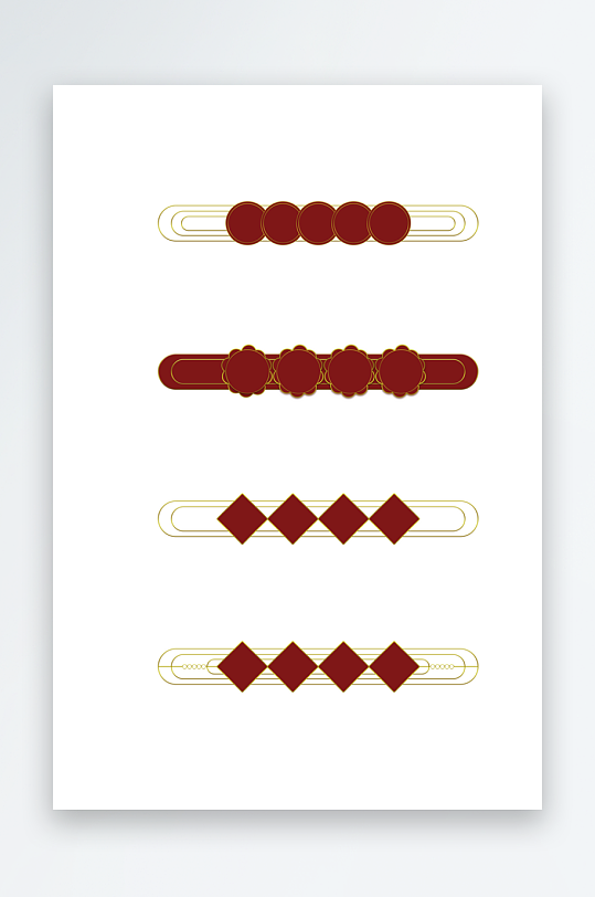 国潮标题边框素材模板-众图网