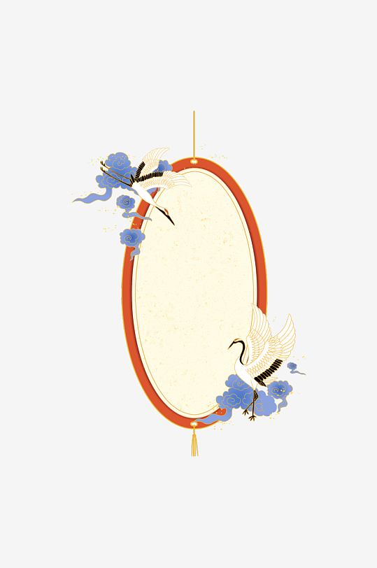 国潮标题边框免抠png素材-众图网