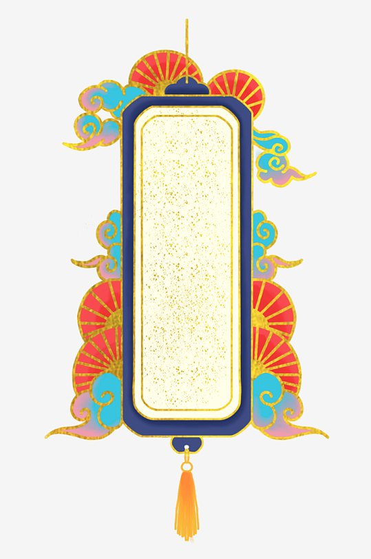 国潮标题边框免抠素材-众图网