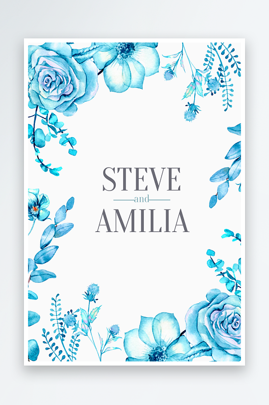 邀请函海报模板素材-众图网