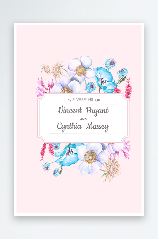 邀请函海报模板素材-众图网