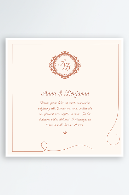 邀请函封面海报设计模板-众图网