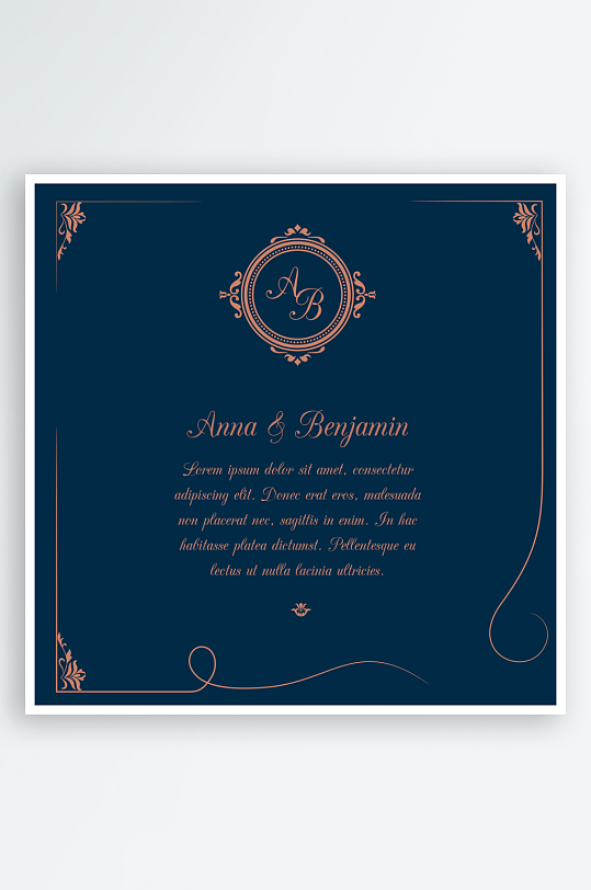 邀请函封面海报设计模板-众图网