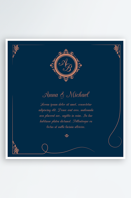 邀请函封面海报设计模板-众图网