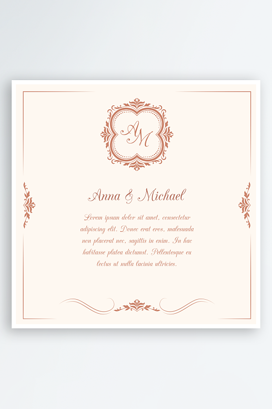 邀请函封面海报模板-众图网