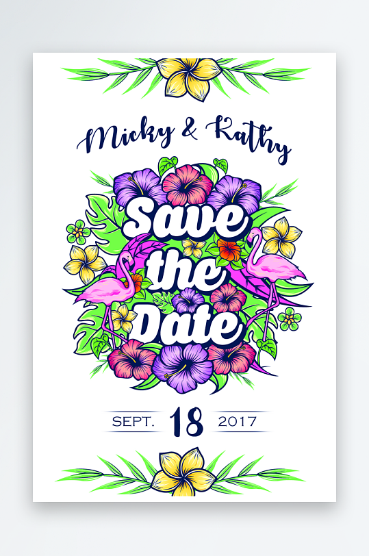 邀请函封面海报设计模板-众图网