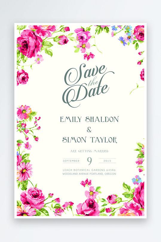 邀请函封面海报设计模板-众图网