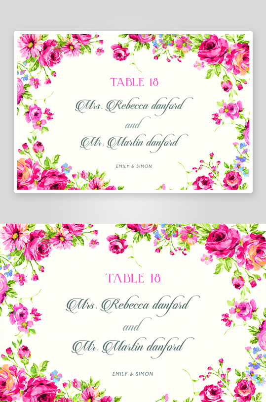 邀请函封面展板模板-众图网