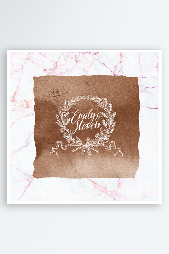 邀请函封面海报模板素材-众图网