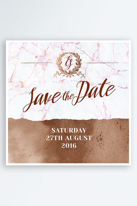 邀请函封面海报模板素材-众图网