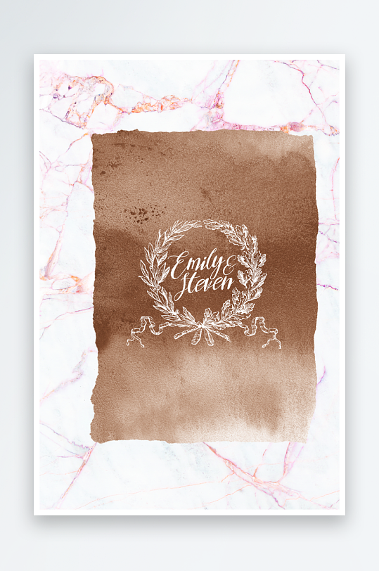 邀请函封面海报模板-众图网