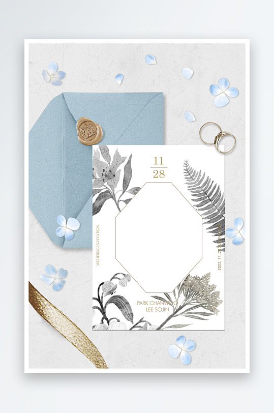 邀请函封面海报模板-众图网