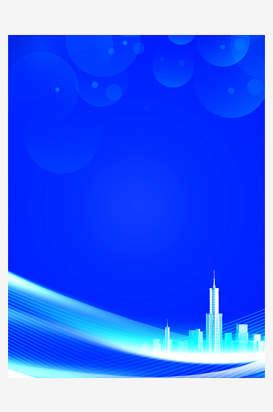 企业蓝色科技背景模板素材-众图网