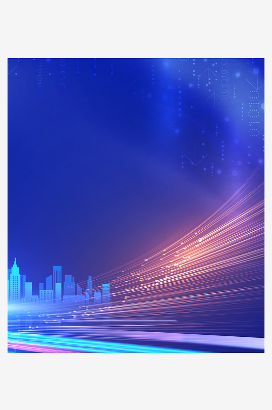 蓝色科技公司活动背景模板-众图网