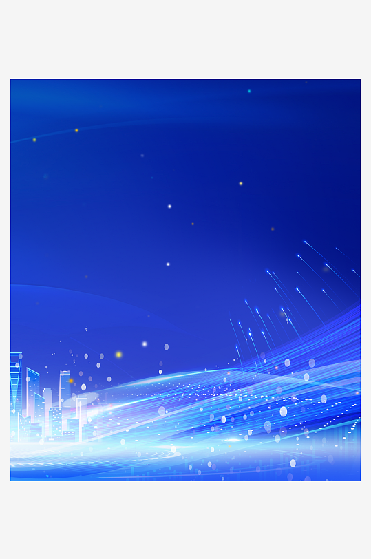 蓝色科技背景模板-众图网