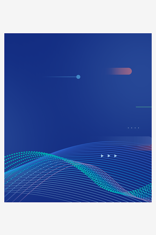 蓝色科技背景模板-众图网