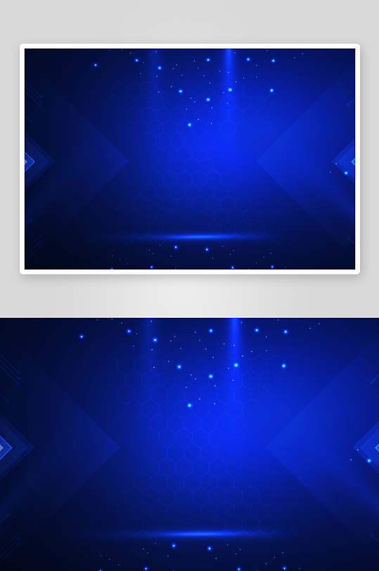 蓝色科技背景模板素材-众图网