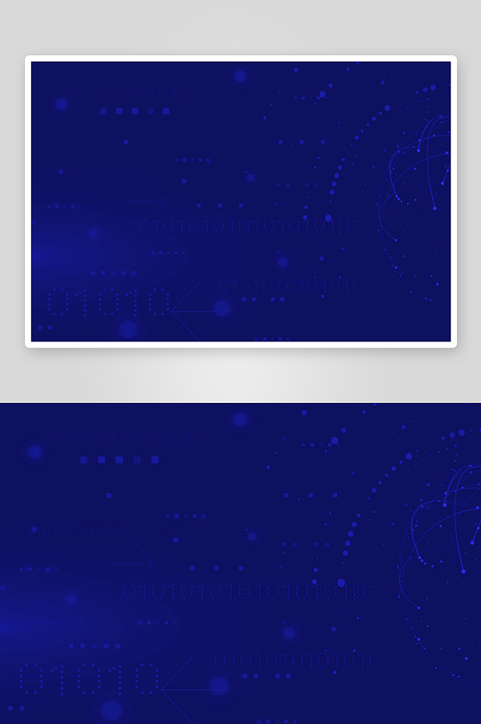 蓝色科技背景模板-众图网