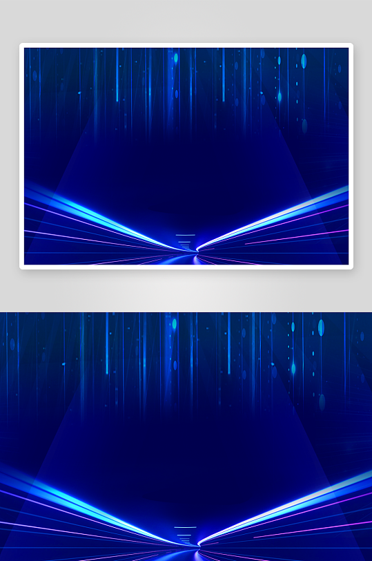 蓝色科技背景模板-众图网