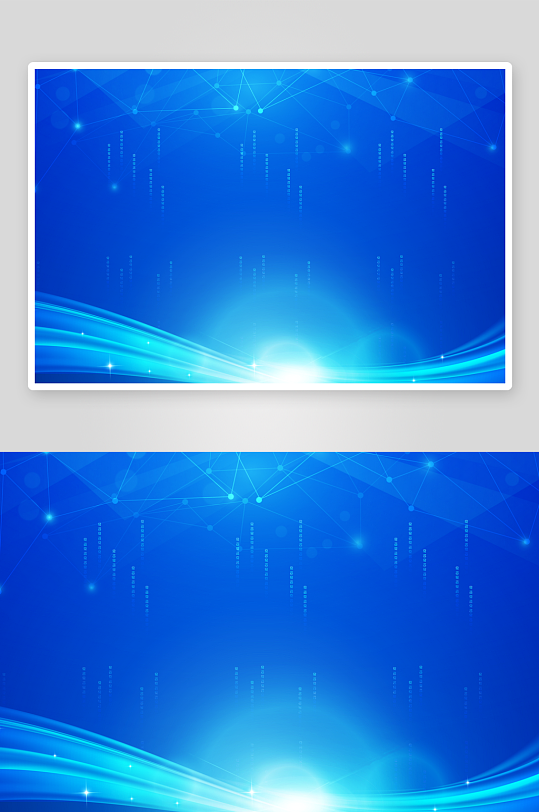 蓝色科技背景模板素材-众图网