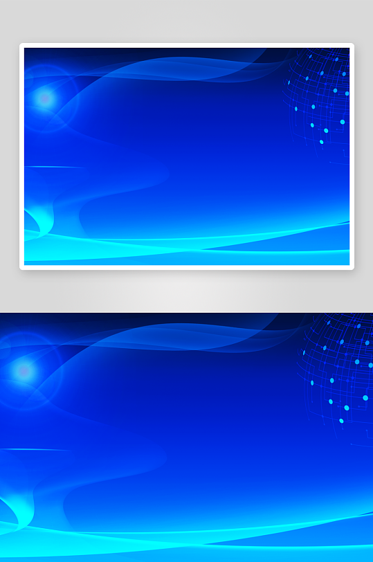 蓝色科技背景模板素材-众图网