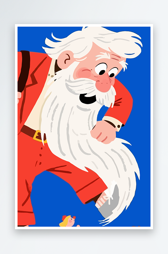 老人老者图标插画-众图网