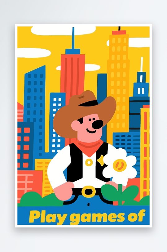 卡通狗图标矢量插画图形元素-众图网