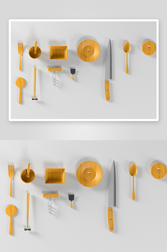 陶瓷餐具样机模板素材-众图网