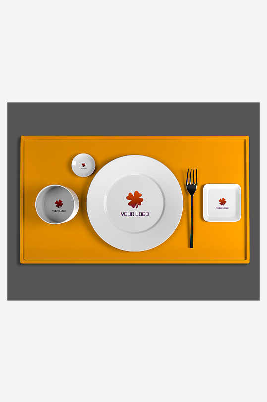 陶瓷餐具样机psd模板素材-众图网